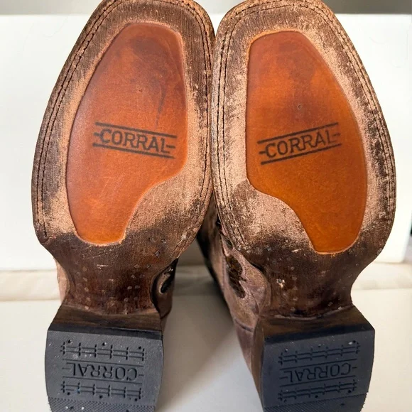 Corral Cowboy Boots women Sz 9 - Picture 7 of 7